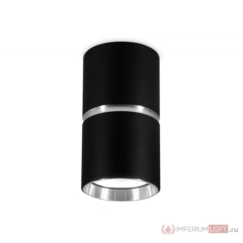 Накладной точечный светильник GU10 TN213116 BK/CH черный/хром GU10 D55*100 от NovaLamp