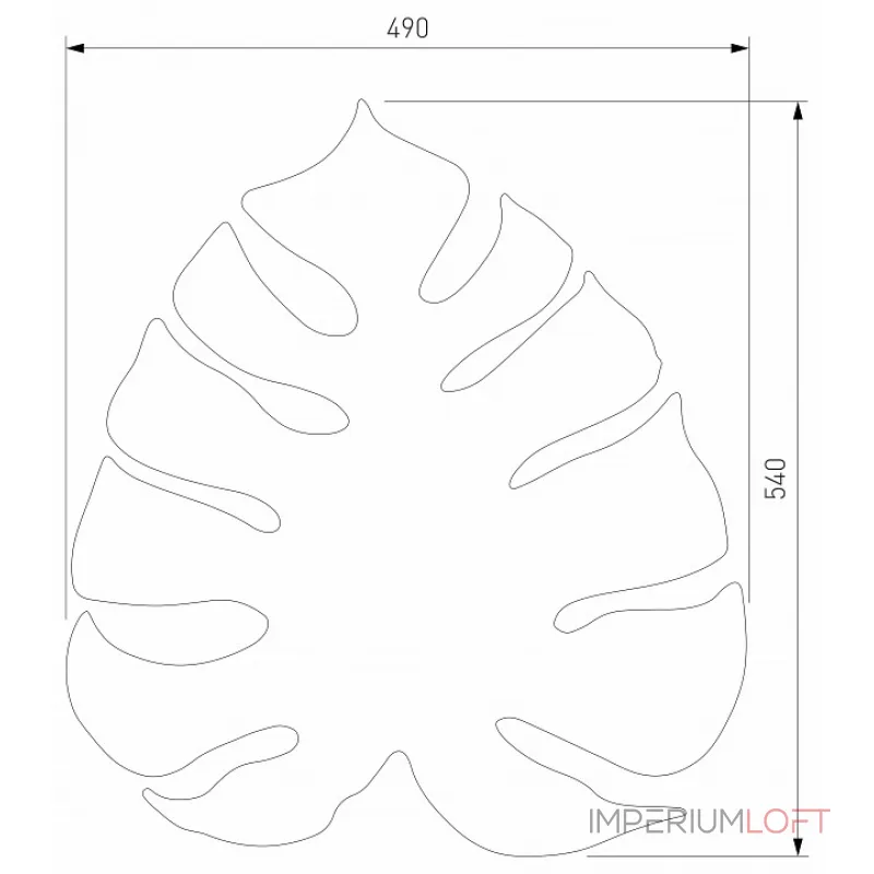 Настенный светильник TK Lighting Monstera 6436от ImperiumLoft