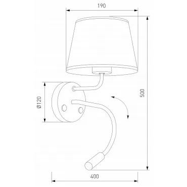 Бра с подсветкой TK Lighting Maja 10081 Maja от ImperiumLoft