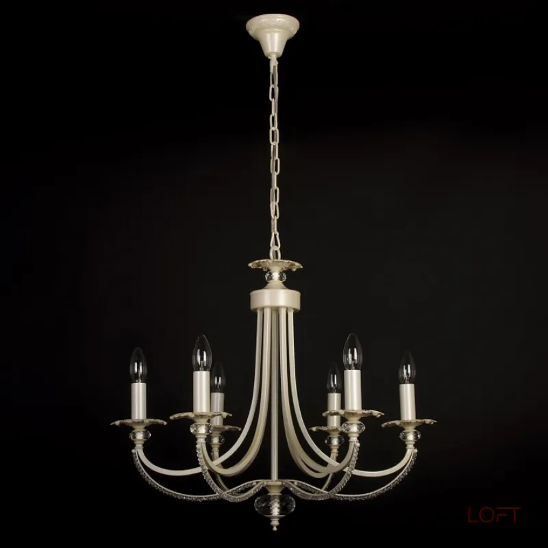 Подвесная люстра Abrasax Josephine 3007/6(creampearl) Подвесная люстра Abrasax Josephine 3007/6(creampearl)