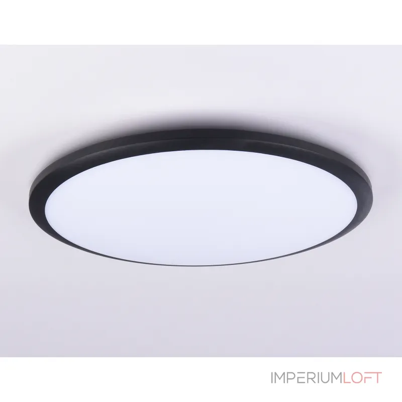 Потолочный светодиодный светильник FZ1235 BK черный IP44 48W 6400К D450*55 (Без ПДУ) от NovaLamp Потолочный светодиодный светильник FZ1235 BK черный IP44 48W 6400К D450*55 (Без ПДУ) от NovaLamp