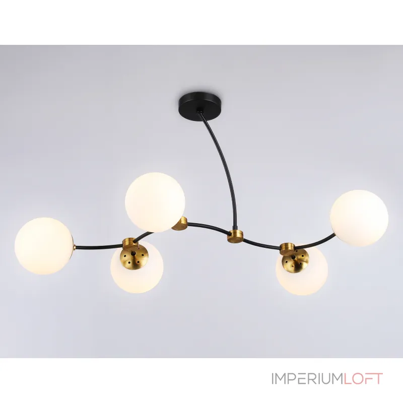 Подвесной светильник TR2548/5 BK/SB черный/бронза E27/5 max 60W 950*600*450 от NovaLamp