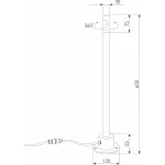 Наземный низкий светильник Elektrostandard Latent a066695