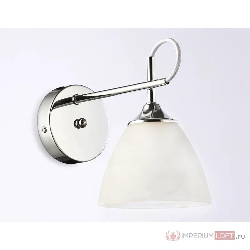 Настенный светильник TR3045 CH/FR хром/белый матовый E27 max 40W 215*135*225 от NovaLamp