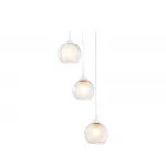 Подвесной светильник TR3540/3 WH/CL/FR белый/прозрачный/белый матовый E27*3 max 40W D281*800 от NovaLamp