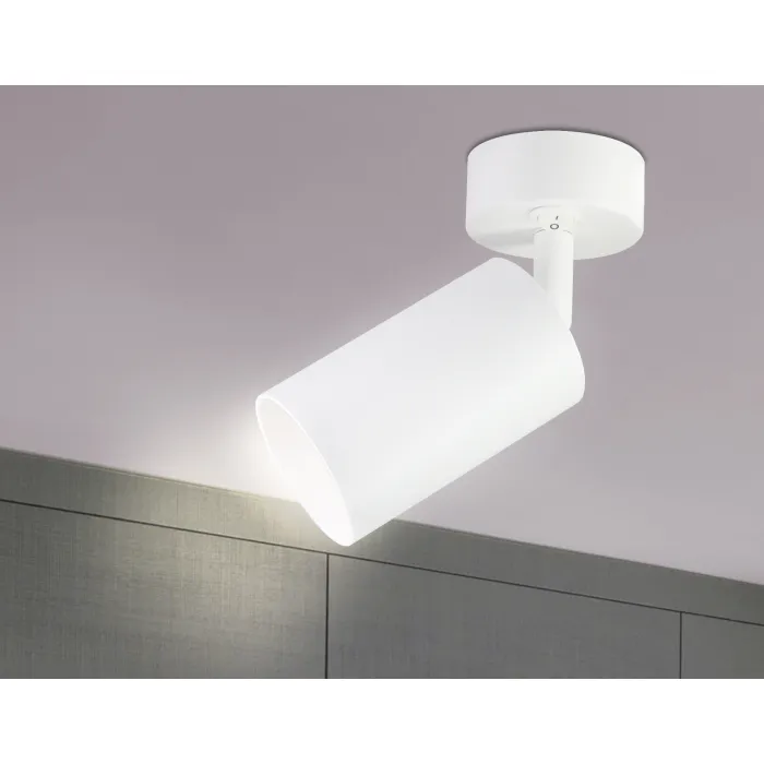 Накладной спот с выключателем TA126 WH белый GU10 max 12W D70*164*D55 от NovaLamp