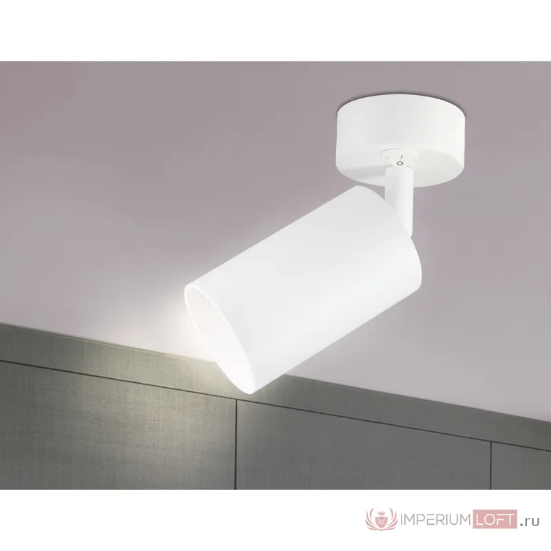 Накладной спот с выключателем TA126 WH белый GU10 max 12W D70*164*D55 от NovaLamp