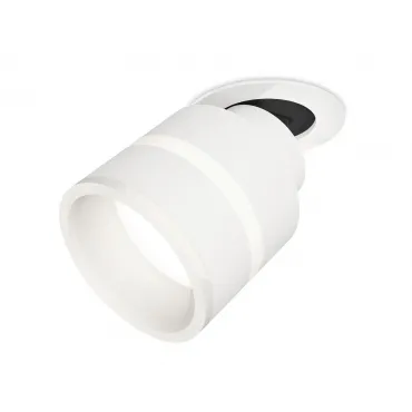 Комплект встраиваемого поворотного светильника с акрилом XM8101524 SWH/FR белый песок/белый матовый GX53 (A2241, A2105, C8101, N8444)