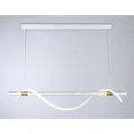 Светильник светодиодный подвесной FL5002 WH/GD белый/золото 4200K 12W 1000*60*1200 (без ПДУ) от NovaLamp