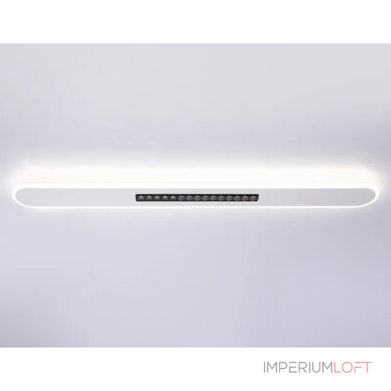 Потолочный светодиодный светильник FL51445 WH/BK белый/черный 70W 3000K-6400K+4200K 1200*125*40 (Без ПДУ) от NovaLamp