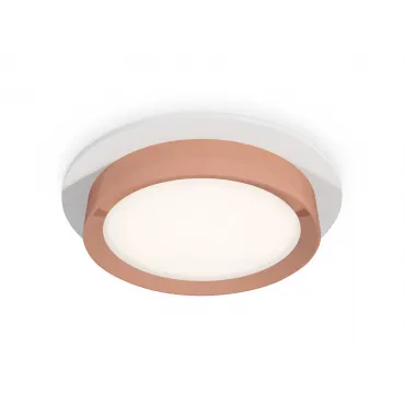 Комплект встраиваемого светильника XC8050006 SWH/PPG белый песок/золото розовое полированное GX53 (C8050, N8126)
