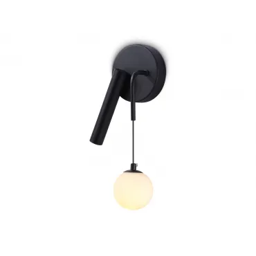 Настенный светодиодный светильник со сменной лампой FL66385/2 BK черный 2W 4200K+G9 500*120*120 от NovaLamp