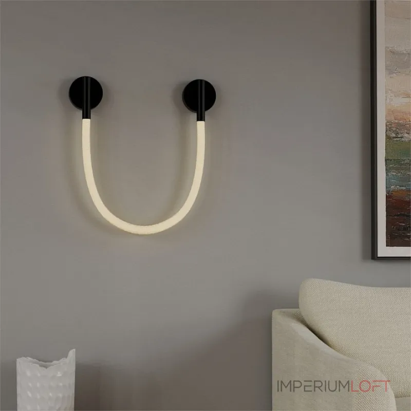 Накладной светильник LIGHTERA Tura LE103W-93BB STAINLESS Накладной светильник LIGHTERA Tura LE103W-93BB STAINLESS