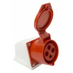 Розетка переносная разборная 2P+PE с крышкой Stekker ST 49436 от ImperiumLoft