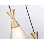Подвесной светильник TR3175/3 BK/GD черный/золото E27/3 max 60W D360*1000 от NovaLamp