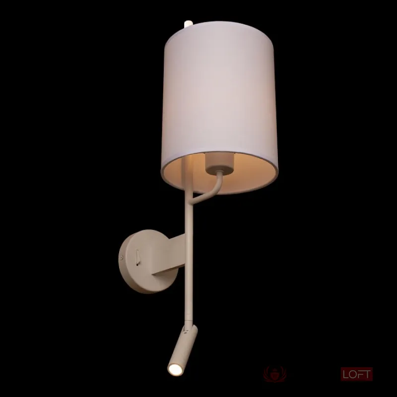 Бра с подсветкой Loft it Ritz 10253W/B White от ImperiumLoft