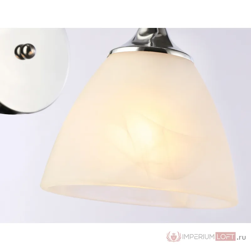 Настенный светильник TR3045 CH/FR хром/белый матовый E27 max 40W 215*135*225 от NovaLamp