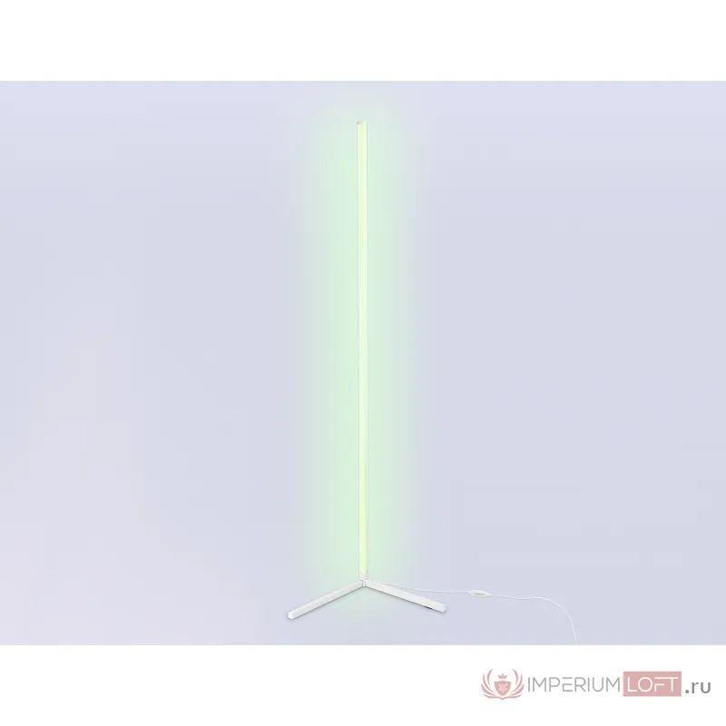 Светильник светодиодный напольный RGB с пультом FL8025 WH белый LED 20W RGB D32*1650 (ПДУ РАДИО 2.4G) от NovaLamp