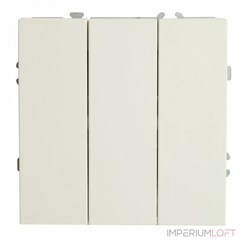 Выключатель трехклавишный без рамки Stekker RSW10-5108-01 49870 от ImperiumLoft