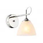 Настенный светильник TR3045 CH/FR хром/белый матовый E27 max 40W 215*135*225 от NovaLamp