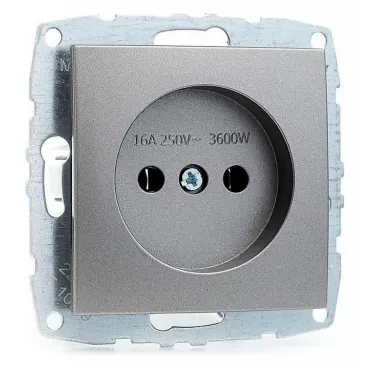 Розетка без заземления без рамки Mono Electric Despina / Larissa 500-002422-116 Розетка без заземления без рамки Mono Electric Despina / Larissa 500-002422-116