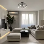 Люстра на штанге Eurosvet Ragno 90035/10 LED черный от ImperiumLoft