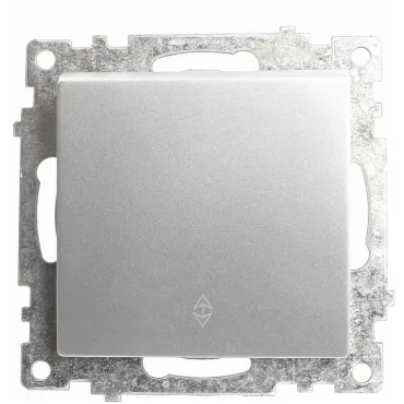 Выключатель проходной одноклавишный без рамки Stekker Катрин 39576 Выключатель проходной одноклавишный без рамки Stekker Катрин 39576