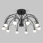 Люстра на штанге Eurosvet Ragno 90035/10 LED черный от ImperiumLoft
