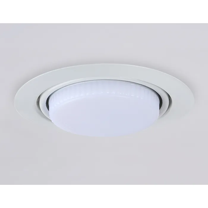 Светильник встраиваемый G10122 WH белый GX53 max 12W D120*48 от NovaLamp