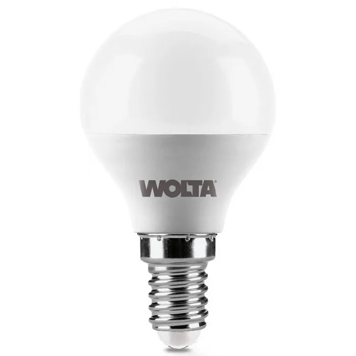 Лампа светодиодная Wolta E14 7.5Вт 4000K 25S45GL7.5E14 от ImperiumLoft