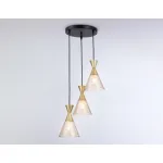 Подвесной светильник TR3175/3 BK/GD черный/золото E27/3 max 60W D360*1000 от NovaLamp