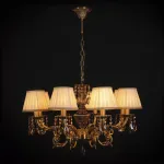 Подвесная люстра Abrasax Sylvia L.8110-8BR CRISTAL-SHADE от ImperiumLoft