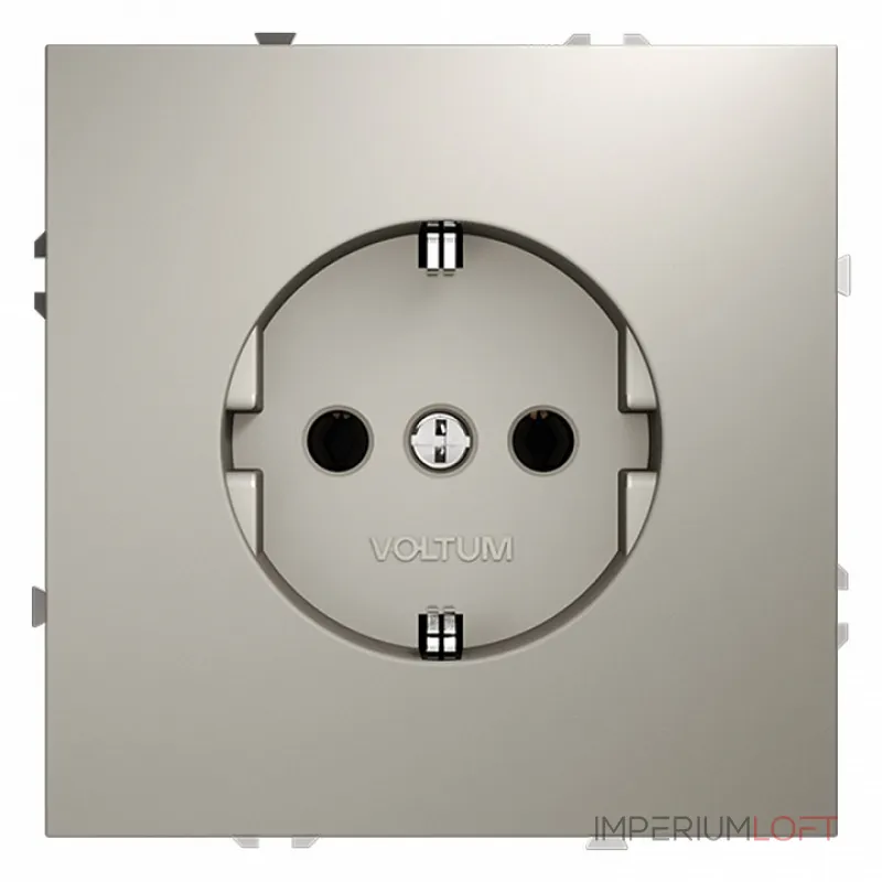Розетка с заземлением без рамки Voltum S70 VLS040103 от ImperiumLoft Розетка с заземлением без рамки Voltum S70 VLS040103 от ImperiumLoft