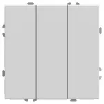 Выключатель трехклавишный без рамки Stekker RSW10-5108-01 49870 от ImperiumLoft