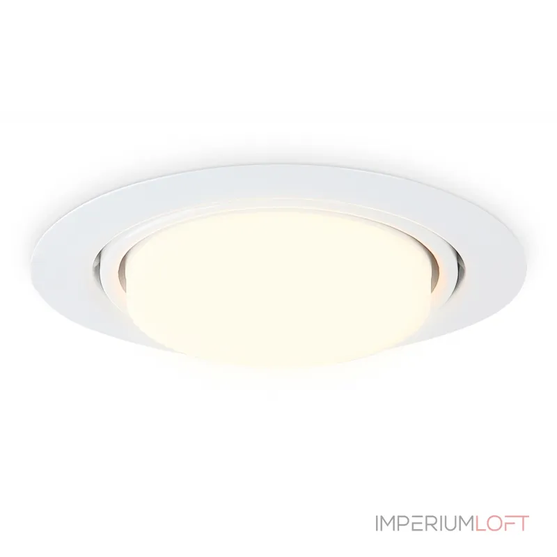 Светильник встраиваемый G10122 WH белый GX53 max 12W D120*48 от NovaLamp Светильник встраиваемый G10122 WH белый GX53 max 12W D120*48 от NovaLamp