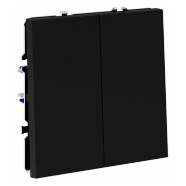 Выключатель проходной двухклавишный без рамки Voltum S70 VLS020308
