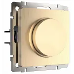 Диммер без рамки Werkel шампань рифленый W1142010 от ImperiumLoft