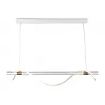 Светильник светодиодный подвесной FL5002 WH/GD белый/золото 4200K 12W 1000*60*1200 (без ПДУ) от NovaLamp
