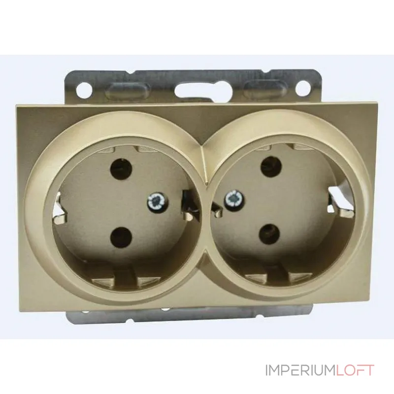 Розетка двойная с заземлением без рамки Mono Electric Despina / Larissa 500-002204-120 от ImperiumLoft Розетка двойная с заземлением без рамки Mono Electric Despina / Larissa 500-002204-120 от ImperiumLoft