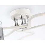 Светильник потолочный TR303219/5 WH/CH/SM белый/хром/дымчатый E27*5 max 60W D580*250 от NovaLamp