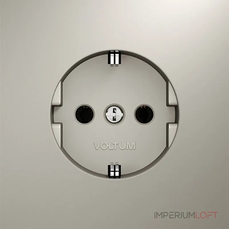 Розетка с заземлением без рамки Voltum S70 VLS040103 от ImperiumLoft Розетка с заземлением без рамки Voltum S70 VLS040103 от ImperiumLoft