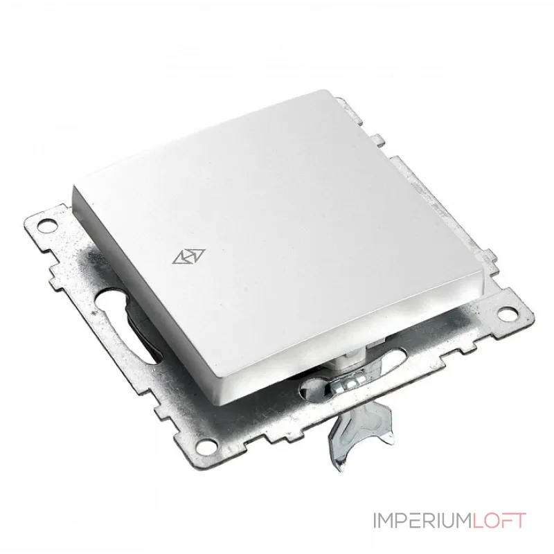 Выключатель проходной одноклавишный без рамки Stekker Катрин 39576 от ImperiumLoft