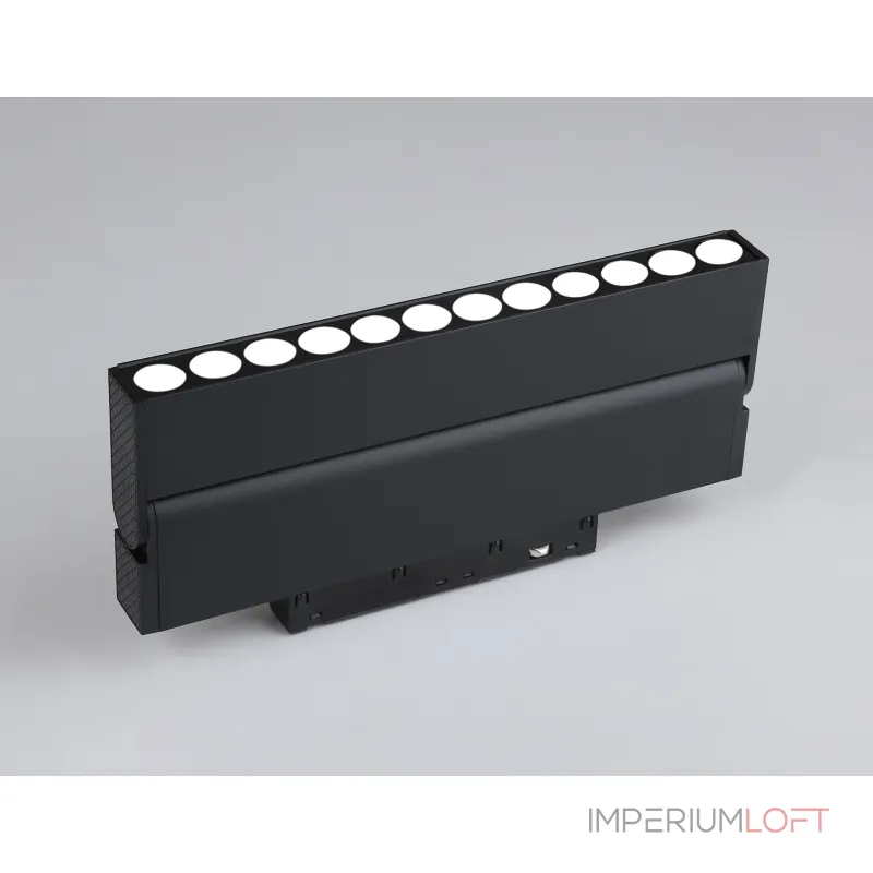 Светильник светодиодный поворотный для шинопровода Magnetic GL4048 BK черный IP20 12W 4200K 48V 24° 223*22*105 от NovaLamp
