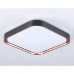 Потолочный светодиодный светильник FZ1271 BK/PGD черный/розовое золото 27W 5000K 350*350*60 (Без ПДУ) от NovaLamp