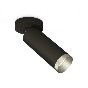 Комплект накладного поворотного светильника XM6343203 SBK/MCH черный песок/хром матовый MR16 GU5.3 (A2229, C6343, N6133)