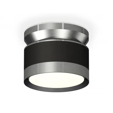 Комплект накладного светильника XS8102070 SBK/PPH черный песок/графит полированный GX53 (N8919, C8102, N8133) от NovaLamp