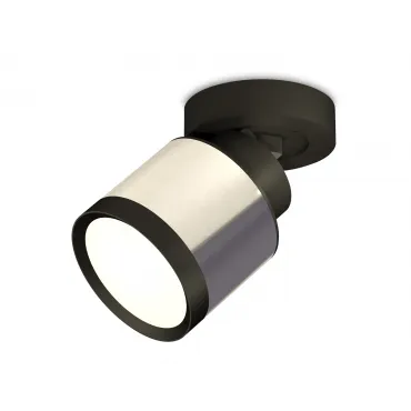Комплект накладного поворотного светильника XM8120001 PSL/SBK/PBK серебро полированное/черный песок/черный полированный GX53 (A2229, A2106, C8120, N8113) от NovaLamp