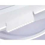 Потолочный светодиодный светильник FL51459/1+1 WH белый 72W 3000K-6400K+4200K D600*110 (ПДУ РАДИО 2.4G) от NovaLamp
