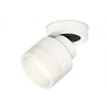 Комплект накладного поворотного светильника с акрилом XM8101020 SWH/FR белый песок/белый матовый GX53 (A2228, A2105, C8101, N8401)