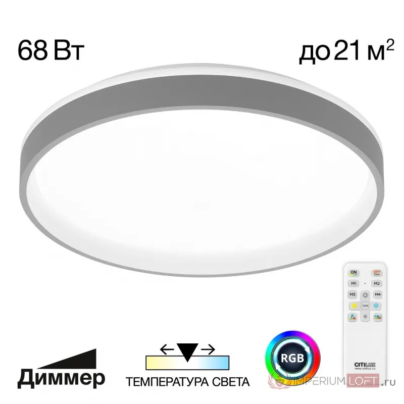 Накладной светильник Citilux ENZO CL753453G от ImperiumLoft